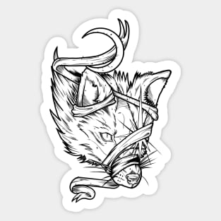 Night Fox Sticker